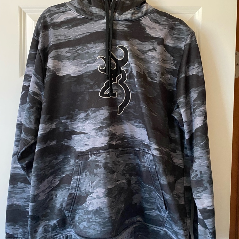 Camo Hoodie with Logo